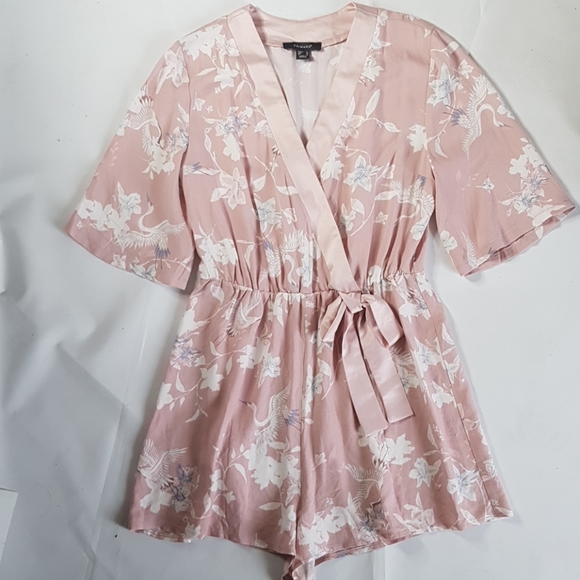 Primark  Pastel Kimono Style Romper sz 8 - Picture 1 of 8